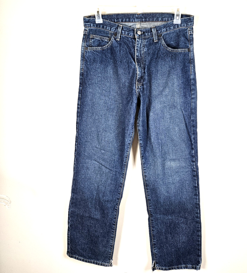 VTG Polo Jeans Co Ralph Lauren Jeans Mens 33x32 Blue RL Easy Fit Y2K